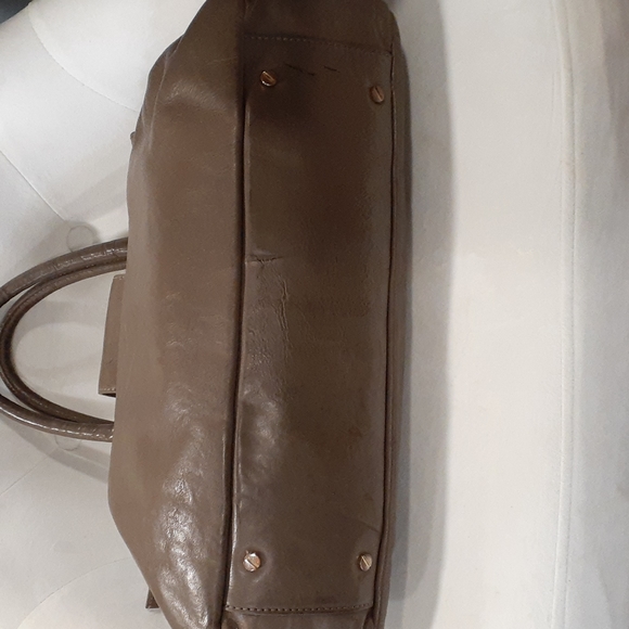 Tory burch woman's olive leather shoulder bag handbag - Picture 7 of 16